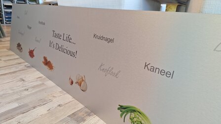 OUTLET P89 Kruiden specerijen op RVS-look