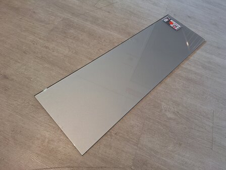 Glazen keukenwand RAL9006 metallic OULET