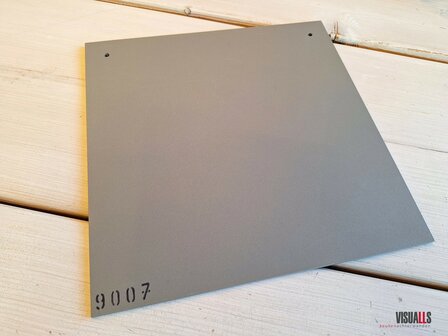 RAL9007 Grijs aluminiumkleurig