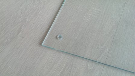 Spatwand Glas Transparant - 90x70cm