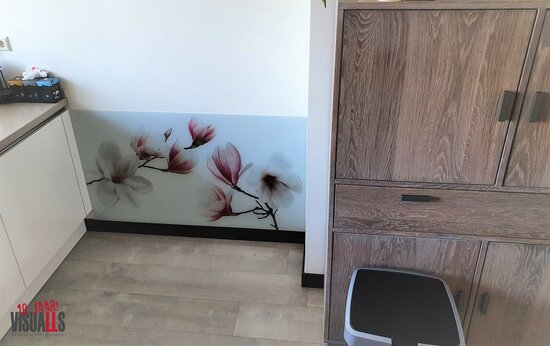 Premium-glas uitvoering Visuall P104 magnolia