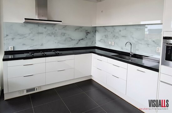 Premium-glas uitvoering Visuall P340 Marble Jones