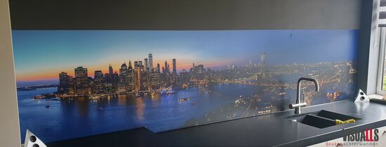 Premium-mat uitvoering Visuall P271 Skyline New York - Manhattan