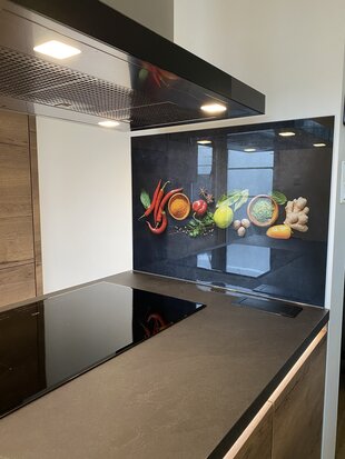 Kookeiland met Premium-glas uitvoering Visuall P304