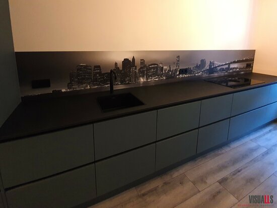 Premium-mat P292 Skyline NewYork zwart-wit