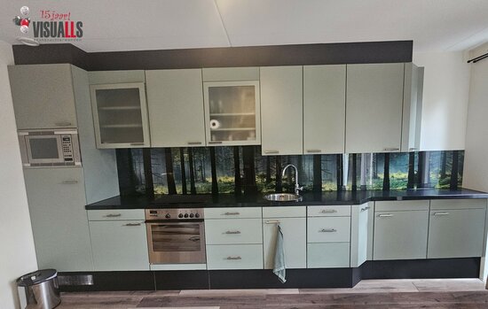 Premium glas uitvoering Visuall P701 Sunlit Forest