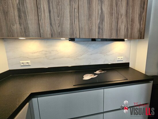 Premium-mat uitvoering Visuall P208 Marble Watts