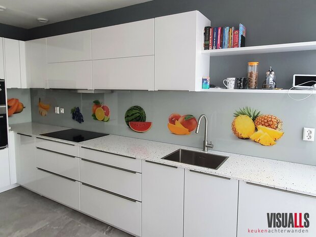 Premium-glas Visuall uitvoering P559 Tropisch fruit