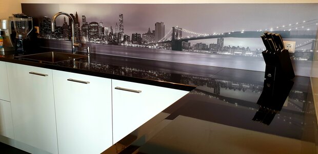 Premium-mat P292 Skyline NewYork zwart-wit