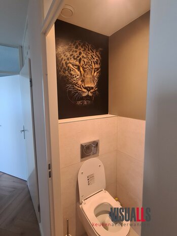 Premium-glas uitvoering P299 Leopard - toilet