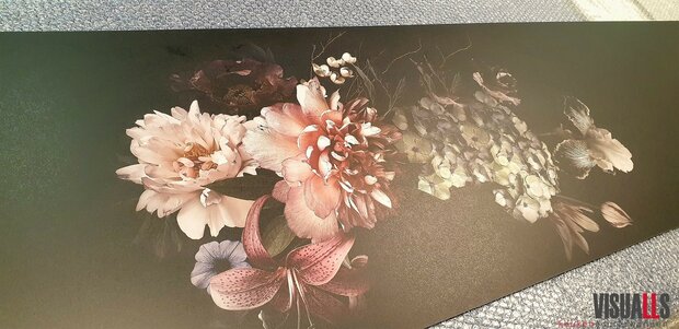 Op de inspectietafel: Premium-mat uitvoering Visuall P506 Vintage flowers