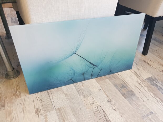 Premium-glas uitvoering Visuall P393 Dandelion blue