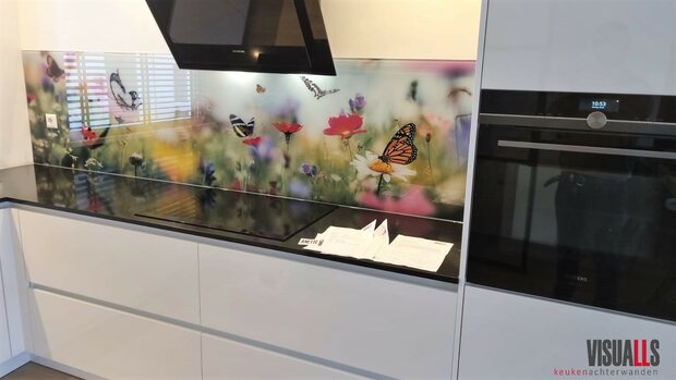 Premium-glas uitvoering P514 Butterfly Meadow