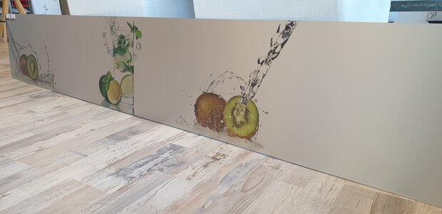 OUTLET Butler uitvoering Visuall P077 Kiwi splash / P265 Limoen in glas