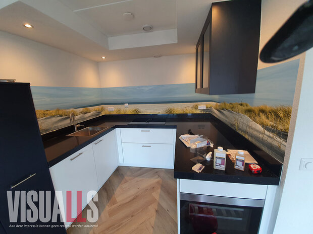 Impressie met Visuall P211 Vuurtoren strand