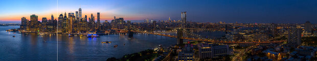 Plat ontwerp Visuall P271 Skyline New York - Manhattan
