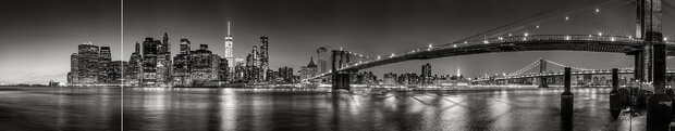 Plat ontwerp Visuall P78 Skyline NY by night