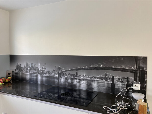 Premium-mat uitvoering Visuall P78 Skyline NY by night