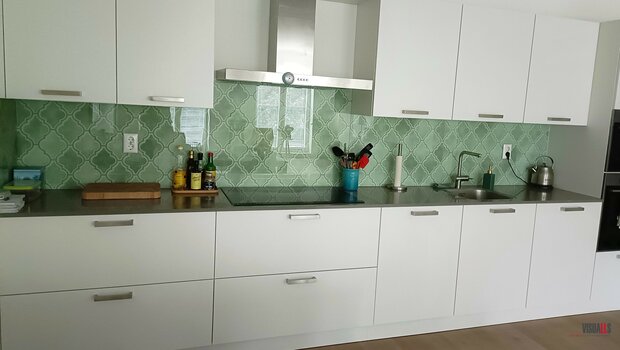 Premium-glas uitvoering Visuall P631 Moroccan Tile