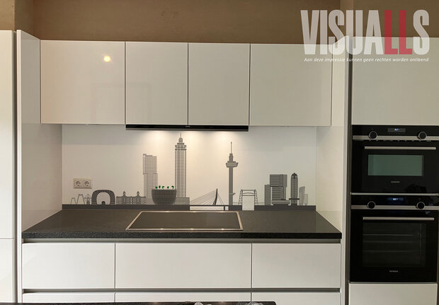 Impressie vooraf Premium-mat uitvoering Visuall R28 Rotterdam