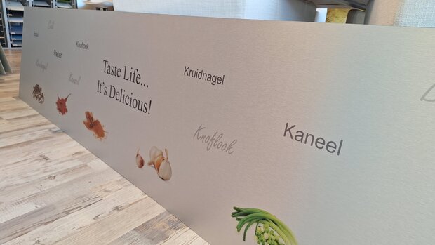 OUTLET P89 Kruiden specerijen op RVS-look