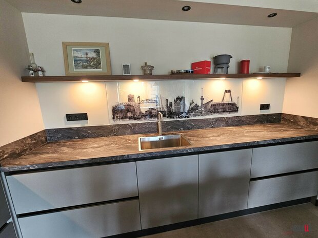 Premium-glas Visuall R33 Rotterdam art work