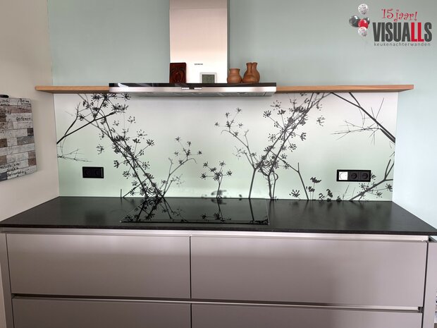 Premium-mat uitvoering Visuall P702 Hogweed Silhouette