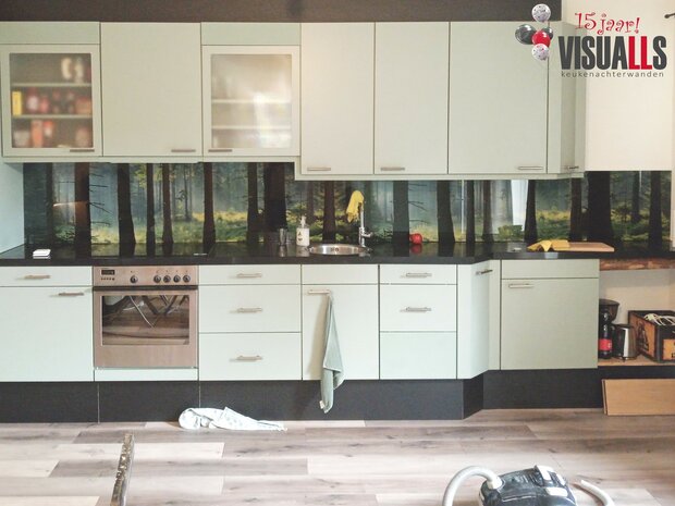 Premium glas uitvoering Visuall P701 Sunlit Forest