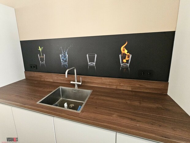 Premium-mat uitvoering Visuall P247 Four elements op maat ontworpen
