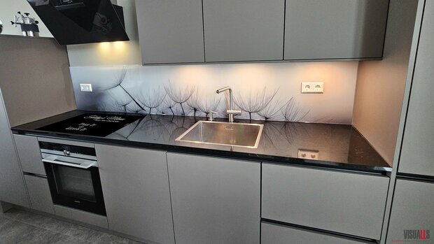 Premium-glas uitvoering Visuall P393 Dandelion aangepast zww
