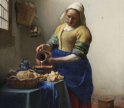 Kookplaatbeschermer type: RM18 Melkmeisje