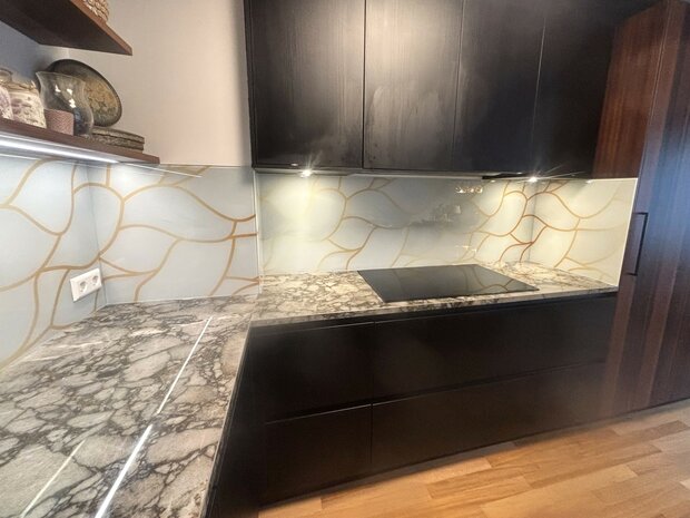 Premium-glas uitvoering Visuall P721 Gold leaf