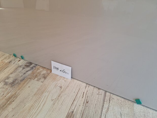 Glazen keukenwand kleur ZAND