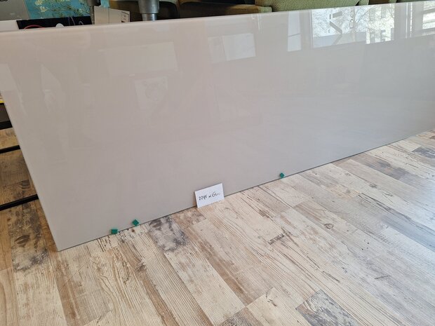 Glazen keukenwand kleur ZAND